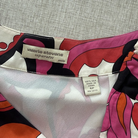 Vintage 100% Silk Skirt Women's 4 Lined A Line Fit & Flare Y2k 90s 60s 70s Retro - Picture 3 of 9